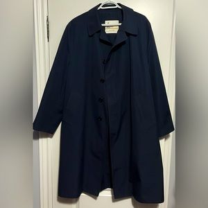 Vintage Men’s Navy London Fog Trench Coat